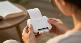 Phomemo M02 Portable Bluetooth Mini Thermal Sticker Printer W/ 3 Paper Rolls (Green) $17 + Free S&H