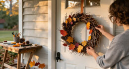 Swap Your Classic Fall Wreath For A Unique DIY Option That Costs Less