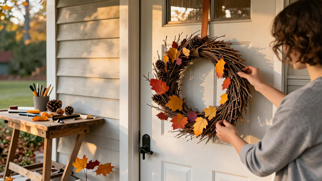Swap Your Classic Fall Wreath For A Unique DIY Option That Costs Less