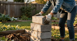 Use Concrete Blocks For A Durable Alternative To A Compost Bin