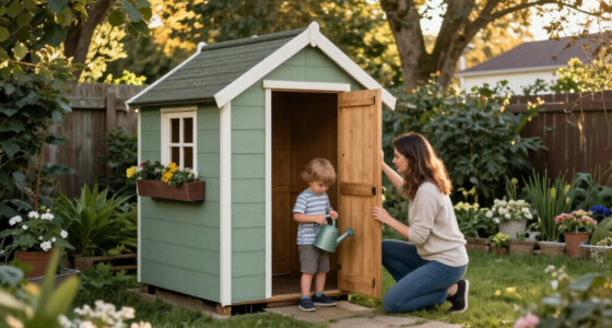 Wayfair's "Grown-Up Dollhouse" Shed Looks More Like A Storybook Cottage Than A Storage Space